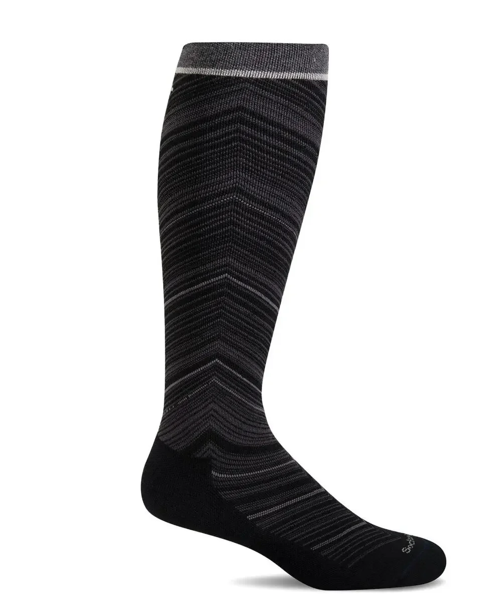 Women's Full Flattery | Moderate Graduated Compression Socks | Wide Calf Fit